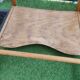 Chaise haute vintage en bois