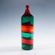 Vase 'A Fasce' by Fulvio Bianconi for Venini, Venice Murano 1950s