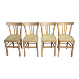 Lot de 4 chaises bistro Luterma vintage