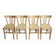 Lot de 4 chaises bistro Luterma vintage