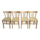 Lot de 4 chaises bistro Luterma vintage