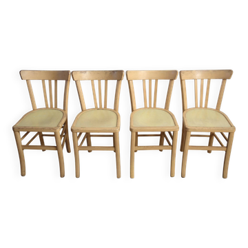 Set of 4 vintage Luterma bistro chairs