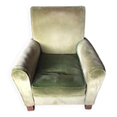 Velvet armchair