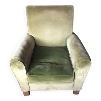 Velvet armchair