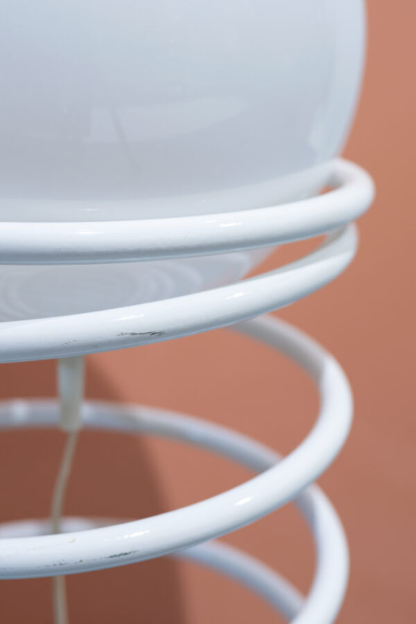 White spiral lamp Woja 1970