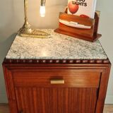 Art Deco style lamp in gilded bronze