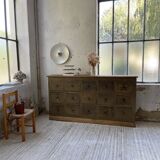 Green patina workshop furniture