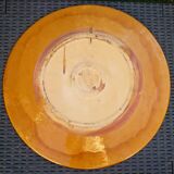 Plat en céramique, terre cuite vernissée signé Biot années 60/70