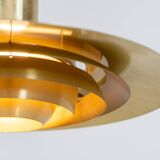 Early “P376” brass pendant light by Jørgen Kastholm & Preben Fabricius