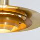 Première suspension en laiton « P376 » de Jørgen Kastholm & Preben Fabricius