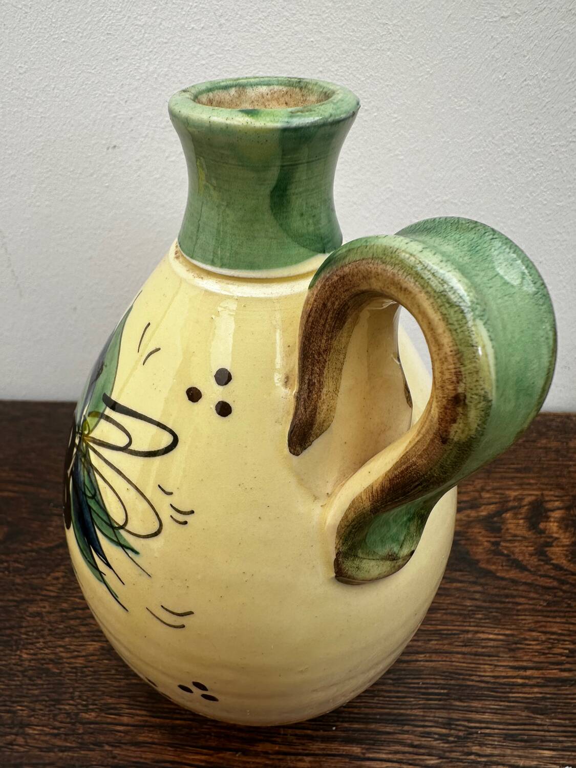 Pichet Pottery Grain De Sel - Pottery from Provence, France - Olive Decor