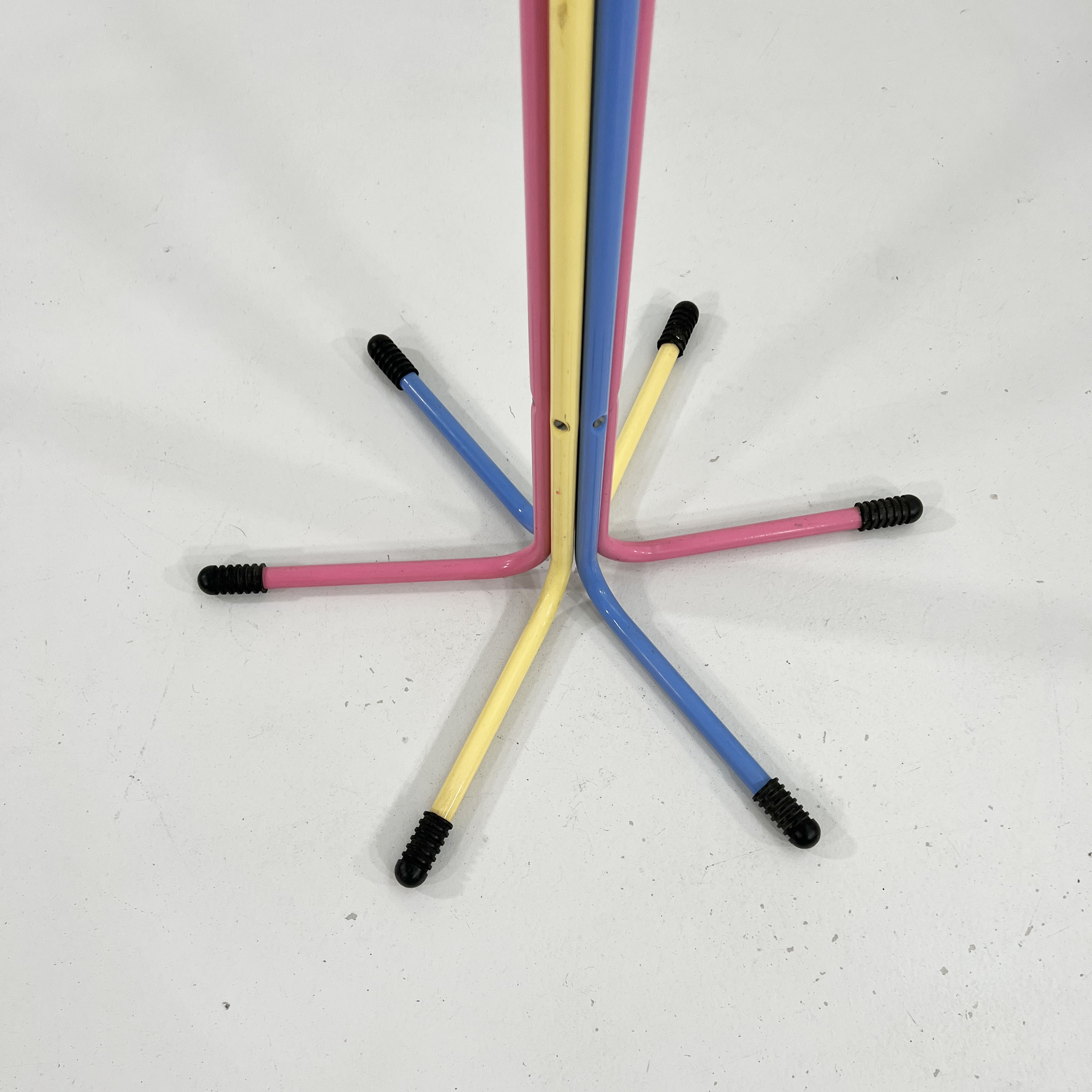 Portemanteau sur pied multicolore ikea, 1980