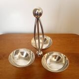 Silver metal servant