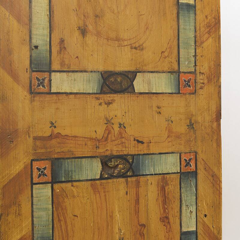 Cabinet de mariage en art populaire peint 1817