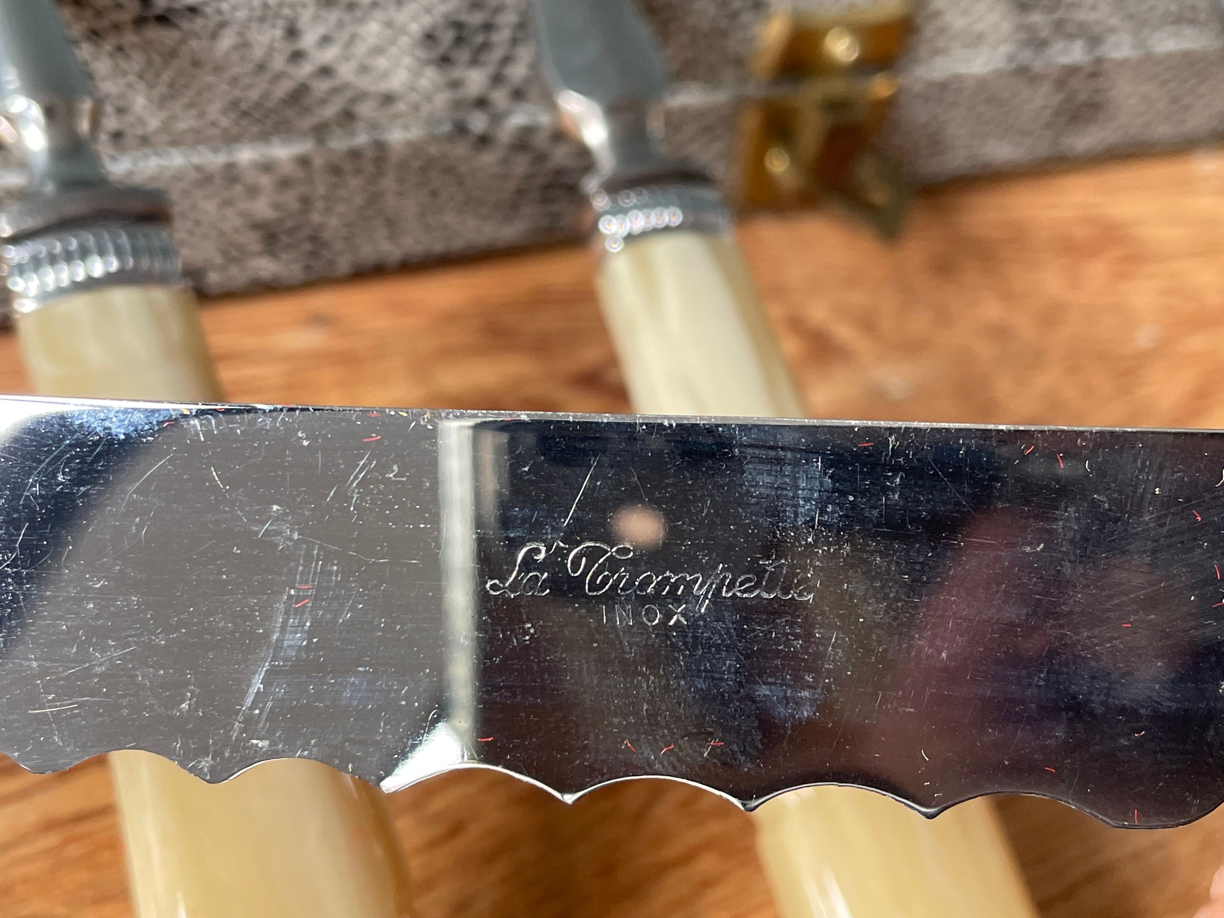 Housewife of 29 pieces "The trumpet" in stainless steel and horn