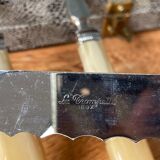 Ménagère de 29 pièces « la trompette » en inox et corne