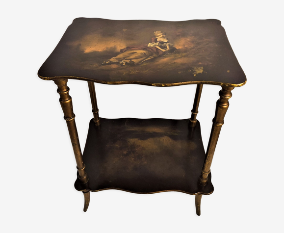 Table à thé Vernis Martin XIXème
