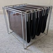 Magazine rack by Gérard Rignault for Group S.A, France around 1970.
