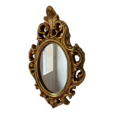 Golden rockery mirror