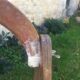 Wooden stepladder