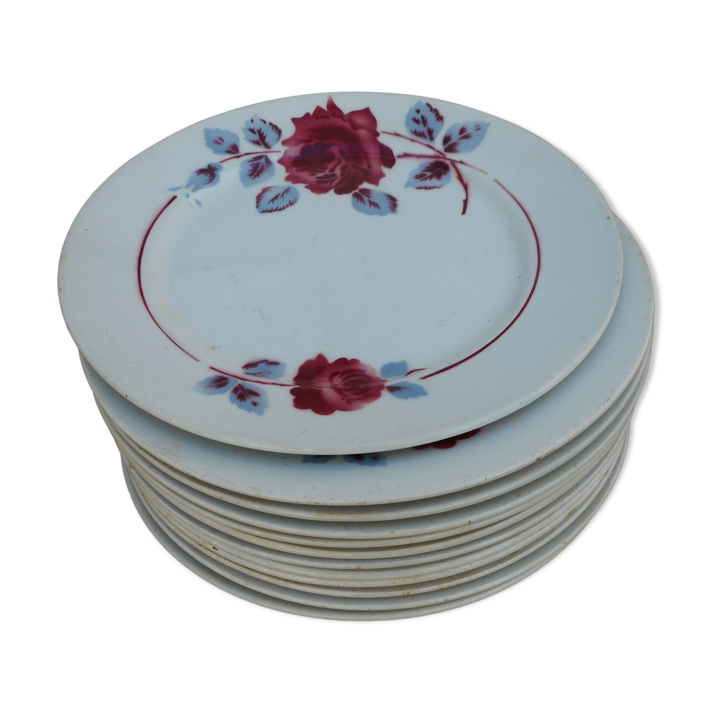 Badonviller earthenware plates