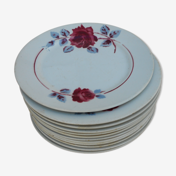 Badonviller earthenware plates