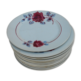 Badonviller earthenware plates