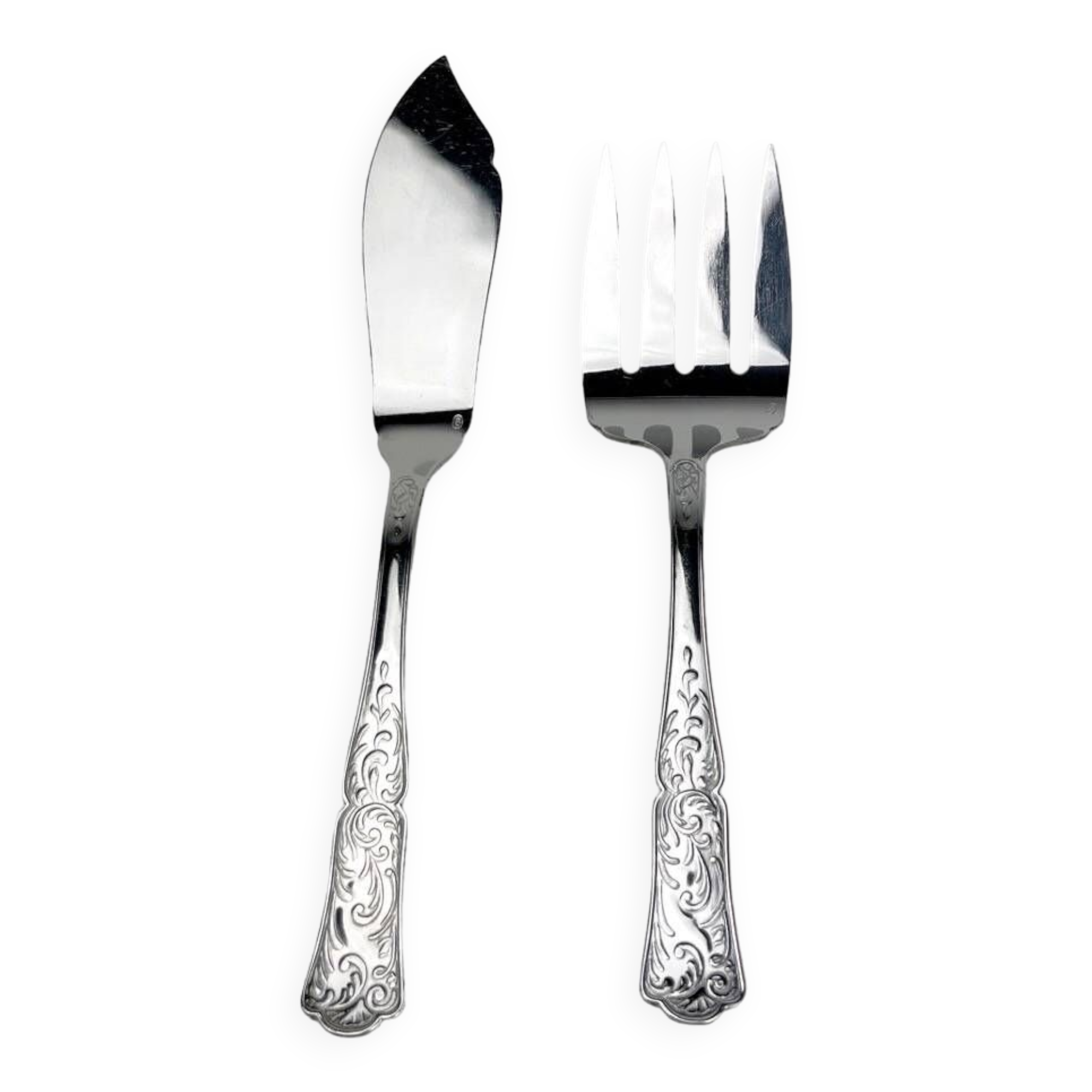 Stainless steel fish set 26 pieces Jean Couzon Orfèvre