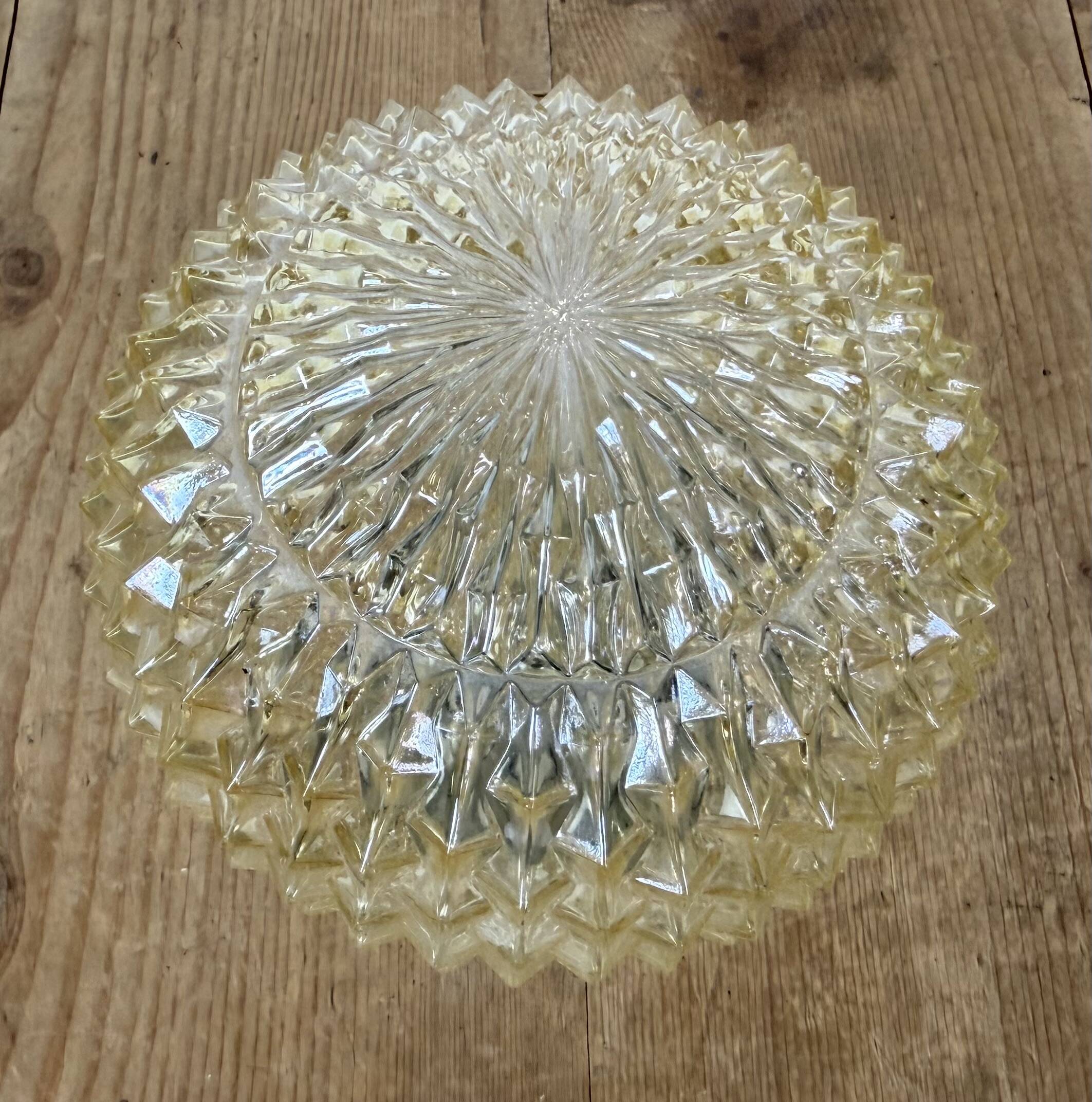 Vintage White Porcelain Ceiling Light, 1970s
