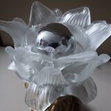 Bronze lampshade in the shape of a rose