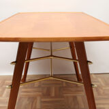 Table basse des années 1950 en bois de cerisier