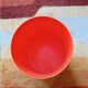 Orange paper bin Syla, 1970