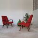 Pair of armchairs 6951 by Jaroslav Smidek for Dyha Brno 1969