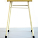 Tabouret en métal Barbantia années 60