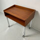Console desserte vintage roulante 1970