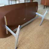 2 office armchairs + Settee / Swan sofa by Arne Jacobsen for Fritz Hansen, original leather