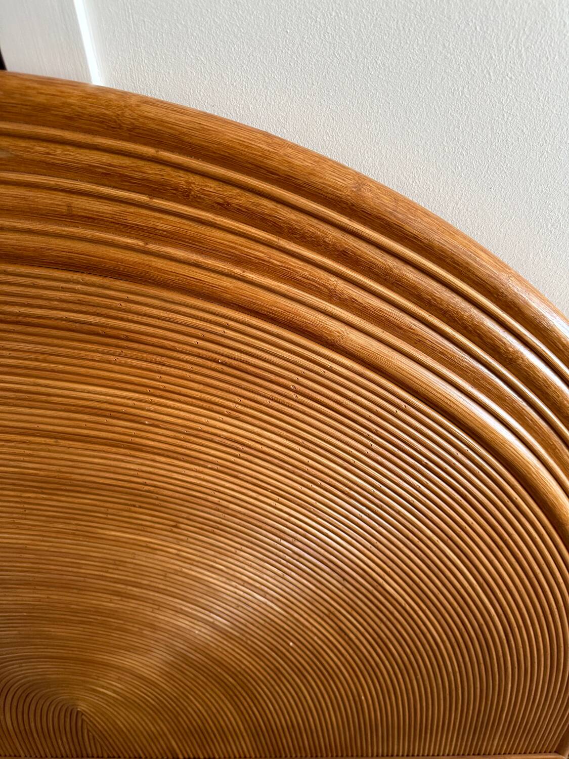Rattan headboard