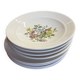 Set of 8 plates: Luneville K&G France "Chaillot de Vercor"