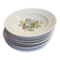 Set of 8 plates: Luneville K&G France "Chaillot de Vercor"