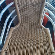 Chaises scoubidou et aluminium