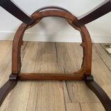 Mahogany gondola chair – Empire style