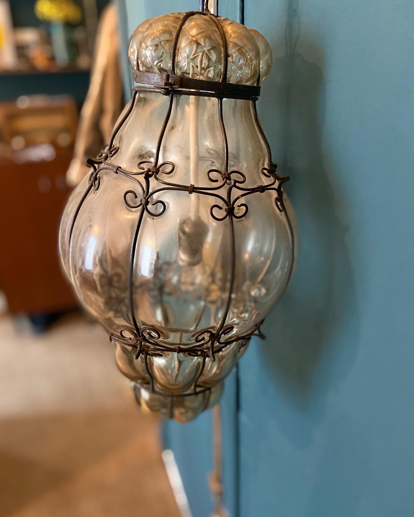 Venetian lantern art deco style