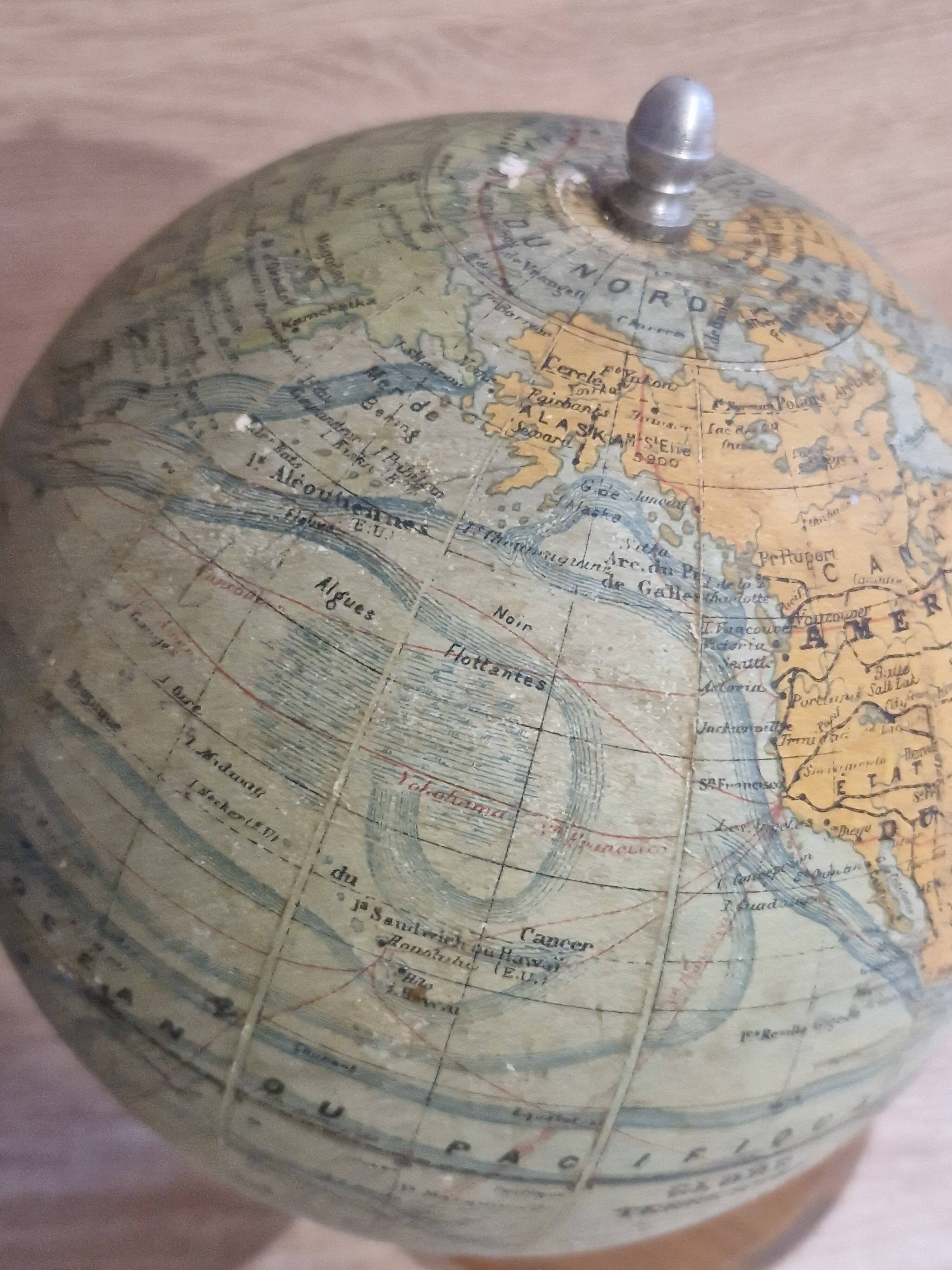 Forest terrestrial globe early 20th century