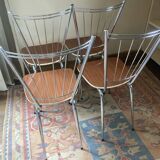 Formica and chrome chairs