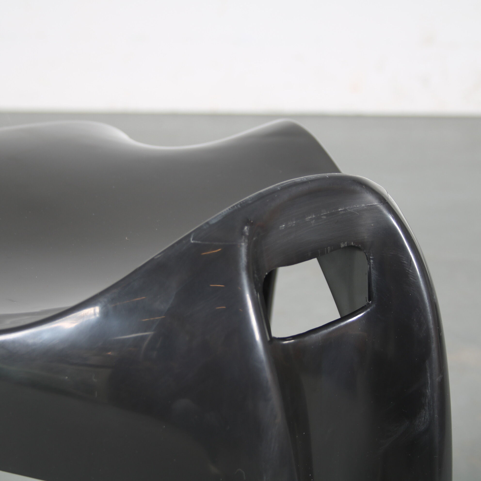 2000s Black “Casalino” stool by Alexander Begge for Casala, Germany