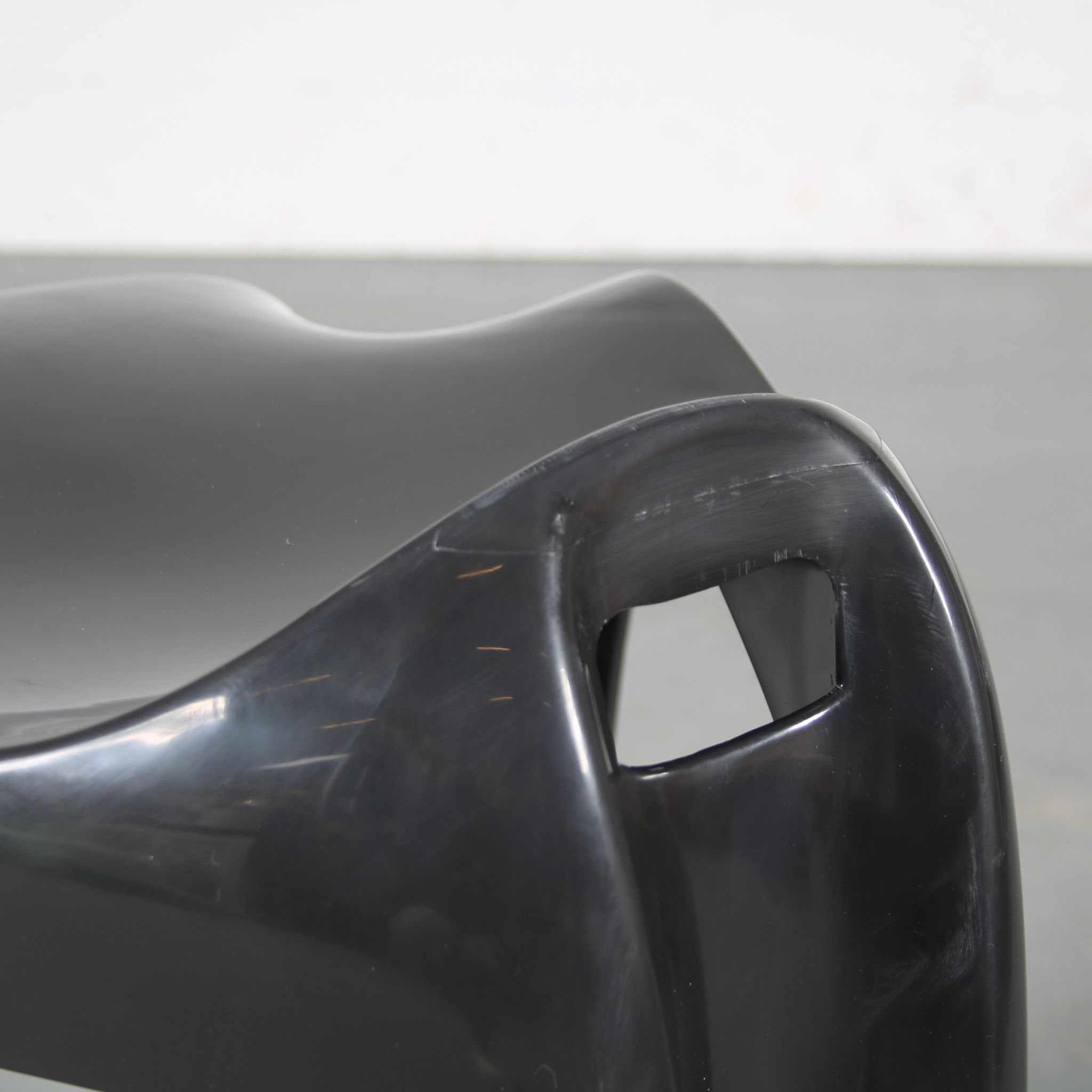 2000s Black “Casalino” stool by Alexander Begge for Casala, Germany