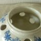 Vase pot a crocus en terre d'acier saint uze drome france