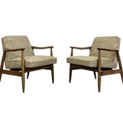 Mid Century Armchairs By Juliusz Kędziorek, Poland, 1960s, Set Of 2
