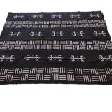 Tissu vintage du Mali noir et blanc