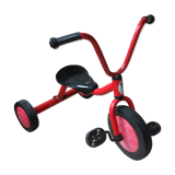 Red child tricycle